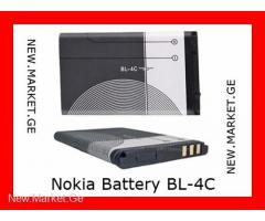 батарея аккумулятор Нокиа мобильный тел Nokia BL-4C battery accumulator აკუმულატორი ბატარეა მობილური