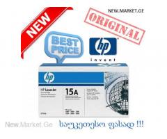 картридж HP 12A Q2612A 15A C7115A 53A Q7553A 83A CF283A 06A C3906A HP 134 C9363HE cartridge კარტრიჯი